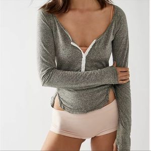 NWOT Free People Pillow Talk Henley